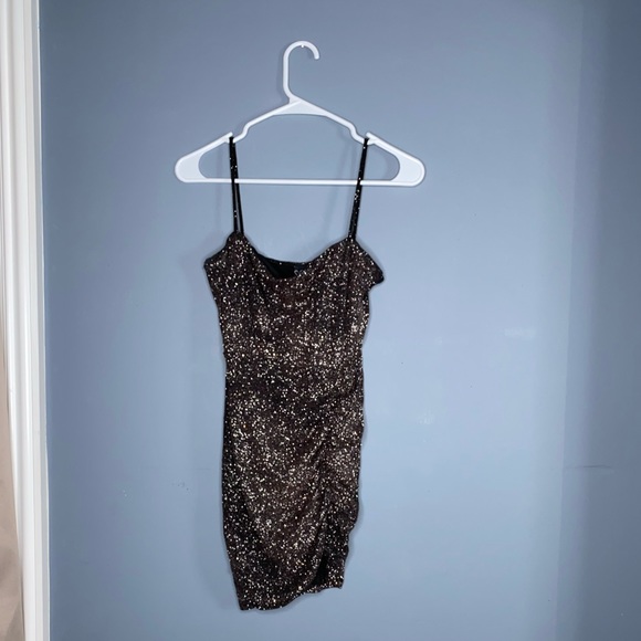 Black Glittery Windsor Dress | Women’s Large - Picture 3 of 15